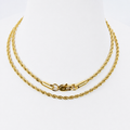 Cadena Lazo Mukura Oro Laminado 18K Mujer
