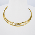 Cadena Grabada Mukura Oro Laminado 18K Mujer