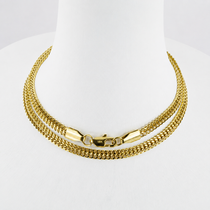 Cadena Roma Mukura Oro Laminado 18K Mujer