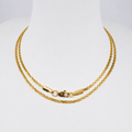 Cadena China Mukura Oro Laminado 18K Mujer