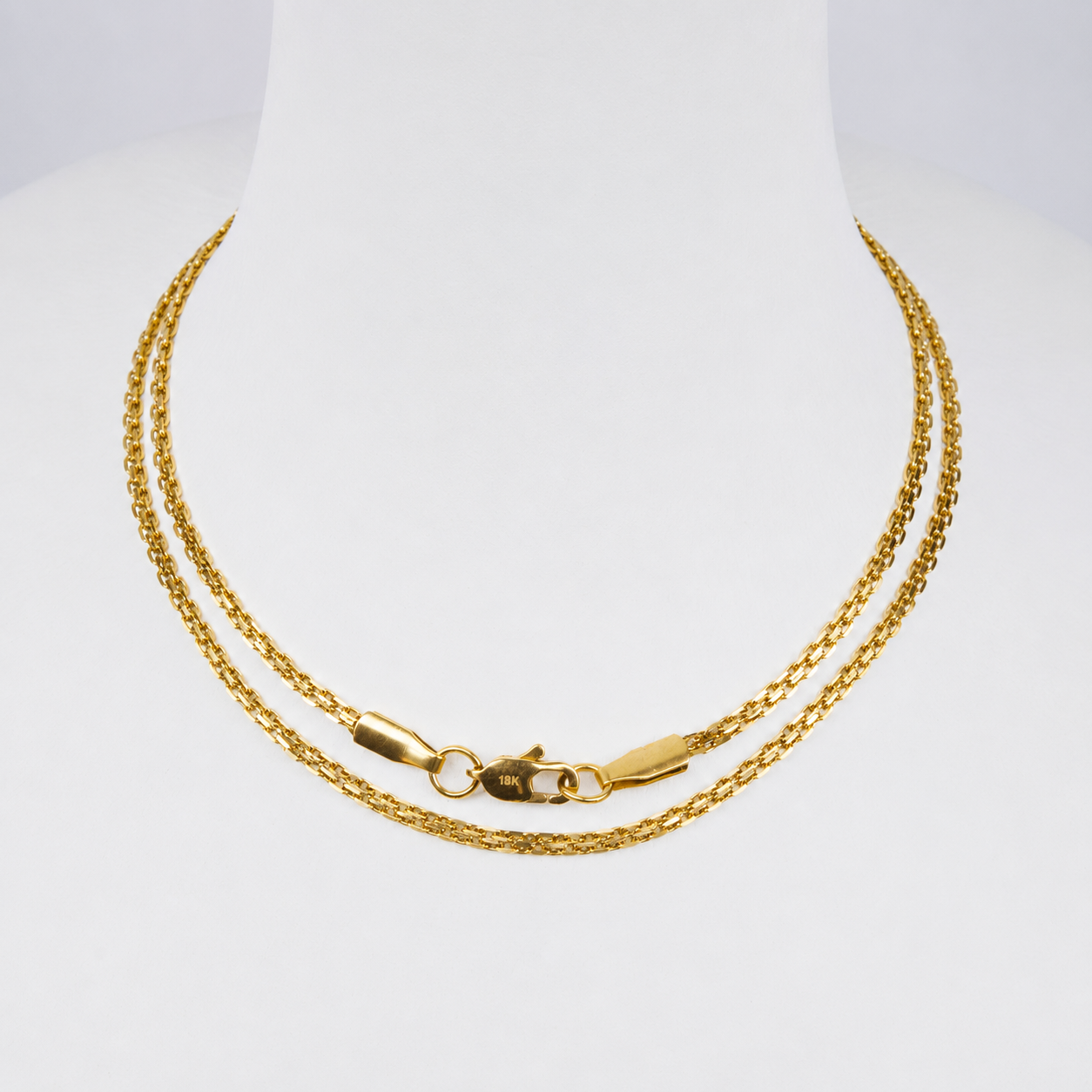 Cadena China Mukura Oro Laminado 18K Mujer