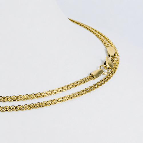 Cadena China Mukura Oro Laminado 18K