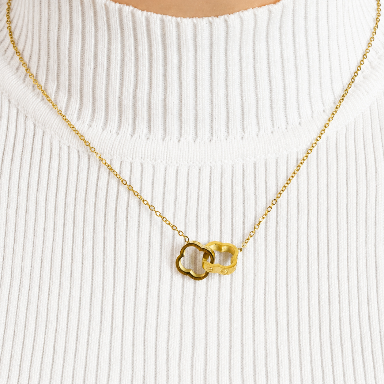 Cadena Trébol Enlazado Mukura | Mujer