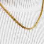 Cadena Roma Mukura Oro Laminado 18K Mujer