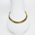 Pulsera Cubana Mukura Oro Laminado 18K
