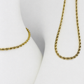 Combo Lazo Mukura (Cadena + Pulsera) Oro Laminado 18K Mujer