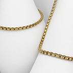 Combo Veneciana Mukura (Cadena + Pulsera) Oro Laminado 18K