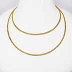 Combo China Pareja Mukura (Cadenas) Oro Laminado 18K