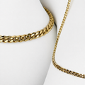 Combo Cubana Mukura (Cadena + Pulsera) Oro Laminado 18K