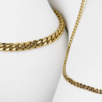 Combo Cubana Mukura (Cadena + Pulsera) Oro Laminado 18K