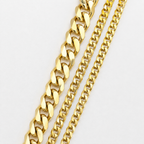 Combo Cubana Mukura (Cadena + Pulsera) Oro Laminado 18K