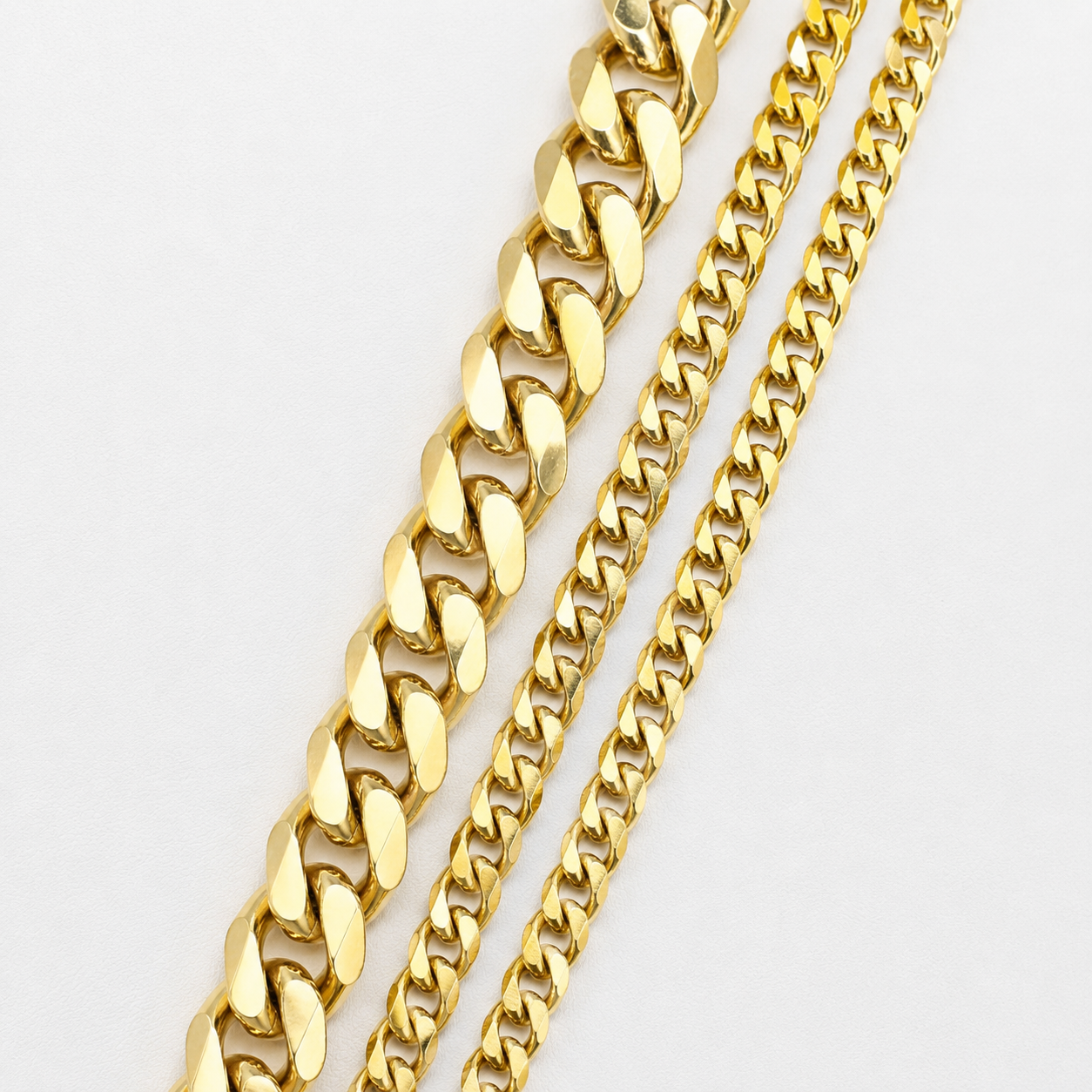 Combo Cubana Mukura (Cadena + Pulsera) Oro Laminado 18K