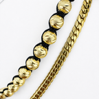 Conjunto Ata Mukura (Cadena + Manilla) Oro Laminado 18K