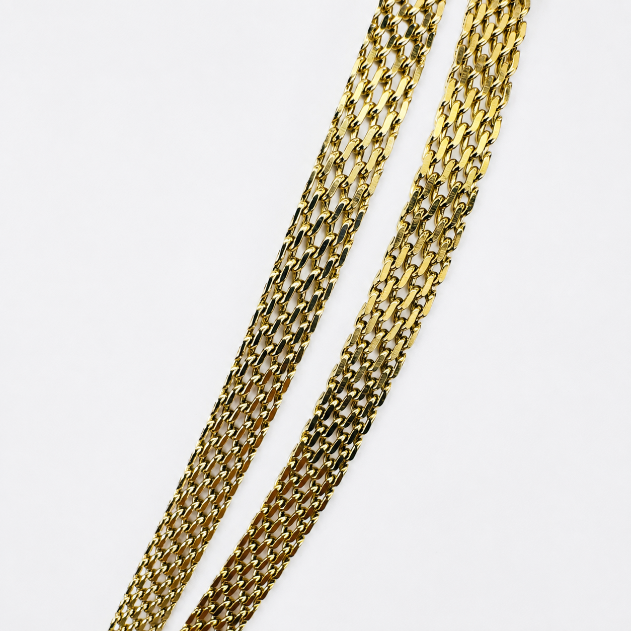 Combo Chinesca Mukura (Cadena + Pulsera) Oro Laminado 18K