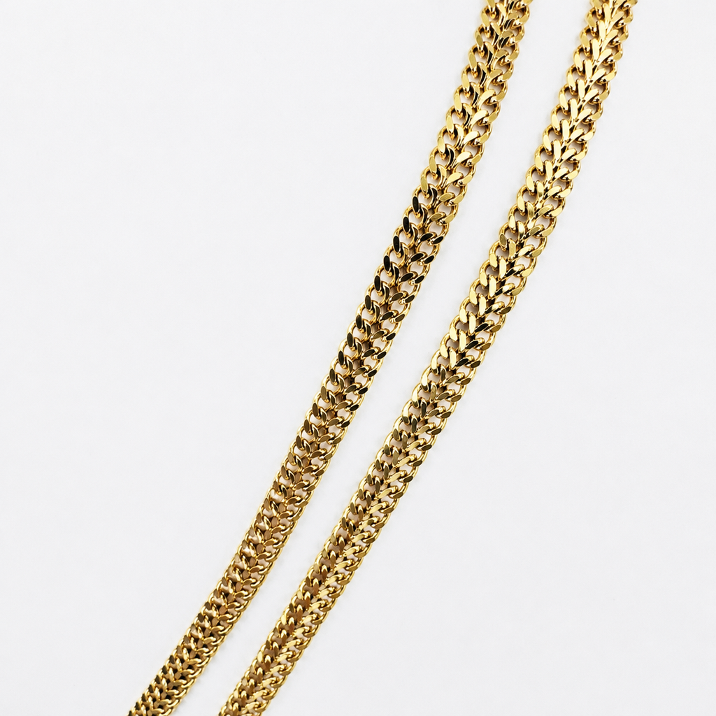 Cadena Roma Mukura Oro Laminado 18K Mujer