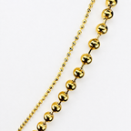 Combo Militar Pareja Mukura (Cadenas) Oro Laminado 18K