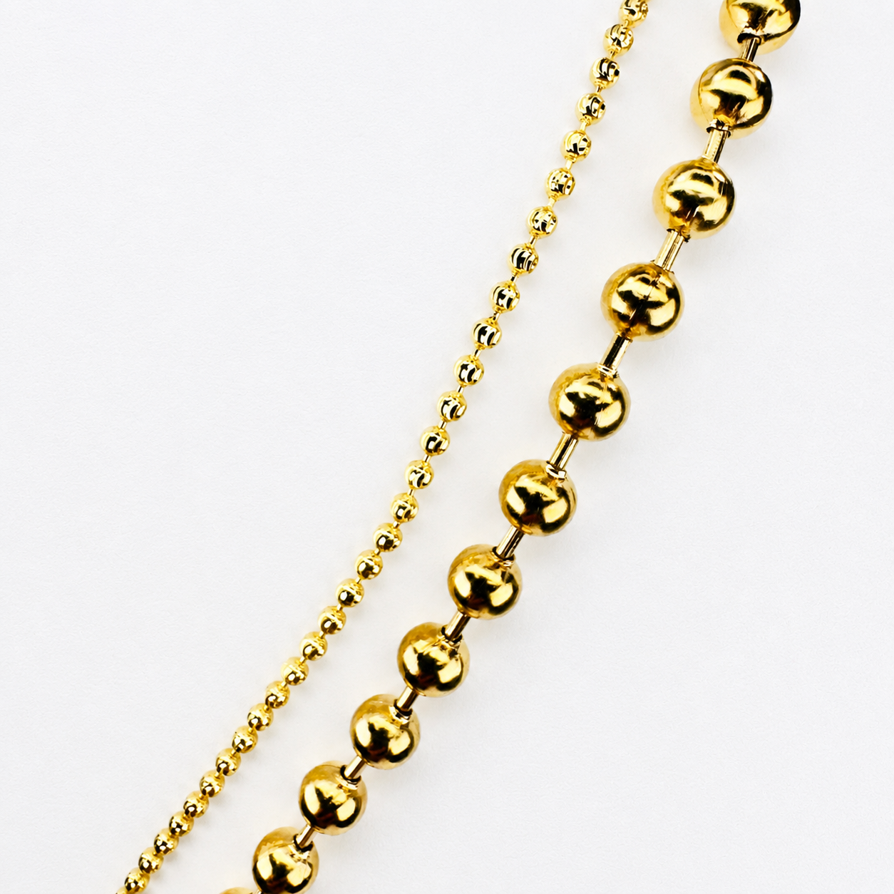 Combo Militar Pareja Mukura (Cadenas) Oro Laminado 18K
