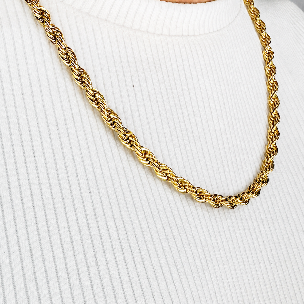 Combo Lazo Mukura Pareja (Cadenas + Pulseras) Oro Laminado 18K