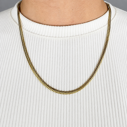 Cadena Roma Mukura Oro Laminado 18K