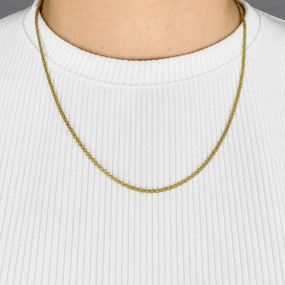 Cadena China Mukura Oro Laminado 18K