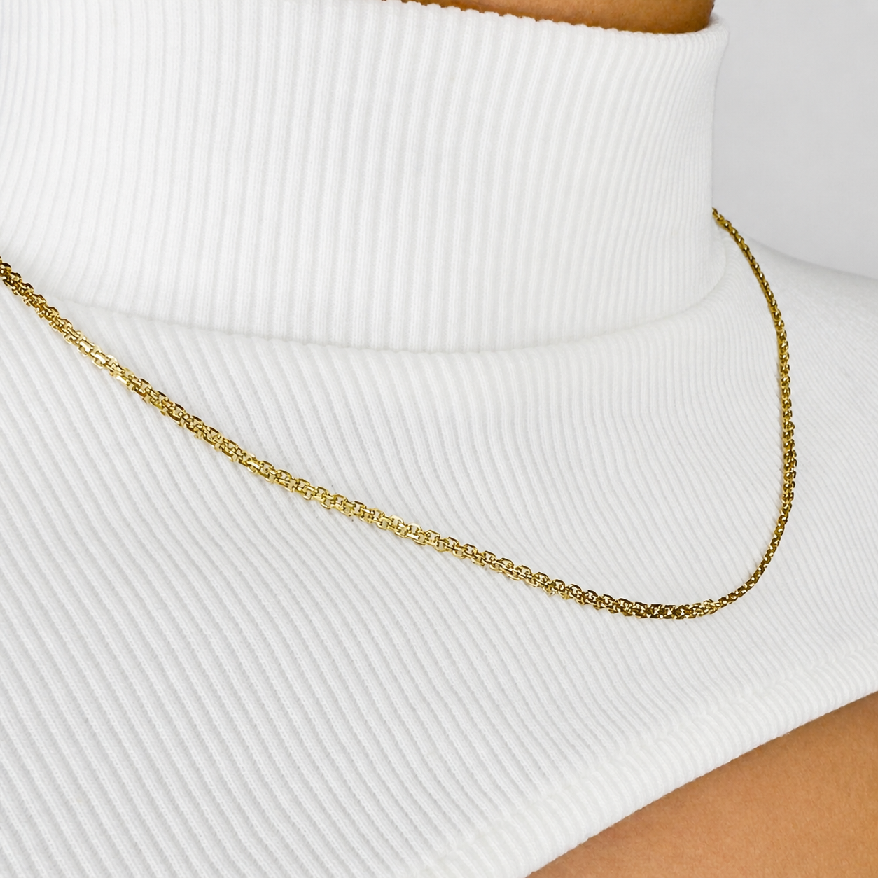 Cadena China Mukura Oro Laminado 18K Mujer
