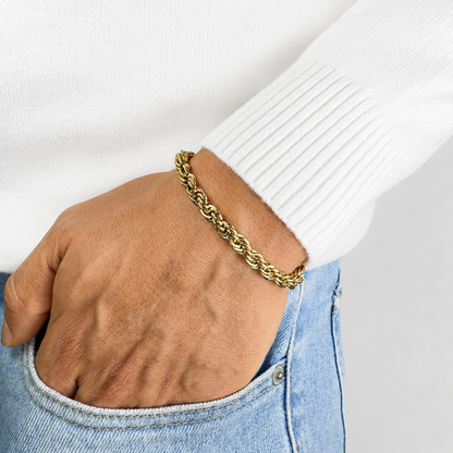 Pulsera Lazo Mukura Oro Laminado 18K